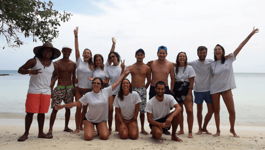 Amigos de trabalho voluntário com a Worldpackers na Colômbia